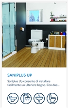 SANIPLUS UP SFA il trituratore per bagno